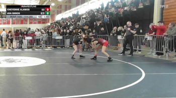 114 lbs Quarterfinal - Cheyenne Alamos, New Bedford vs Ava Sirios, Greater Lawrence