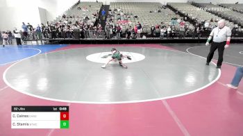 82-J lbs Round Of 32 - CJ Caines, Chaos vs Christian Stamis, Bitetto Trained Wrestling