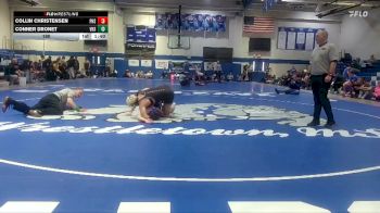 190 lbs Placement Matches (8 Team) - Conner Dronet, Vancleave High School vs Collin Christensen, Picayune High School