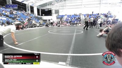 115 lbs Semis (4 Team) - Quentin Jackson, Slyfox Black vs Waylon Fry, Potentially Dangerous