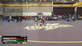 184 lbs Cons. Semi - Abraham Spurlock, Ohio Wesleyan vs Christopher Eames, Brockport