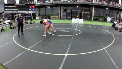 207 lbs Hazuki Sykes, Florida vs Paige Wainscott, Oklahoma