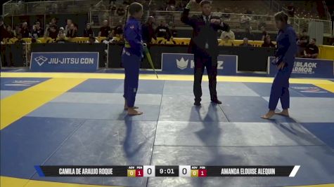 Amanda Elouise Alequin vs Camila De Araujo Roque 2025 Pan Jiu Jitsu IBJJF Championship