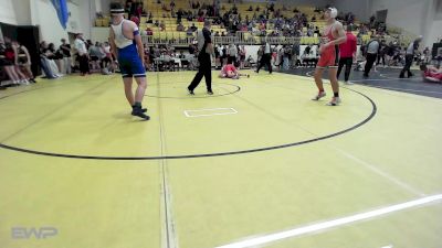 170 lbs Round Of 16 - Hayden Justice, Tahlequah Wrestling Club vs Wyatt Anderson, Vinita JH