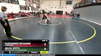 132 Boys Cons. Semi - Nevin Smith, Betterman Elite Wrestling vs Alexander DeCianne, Lakewood