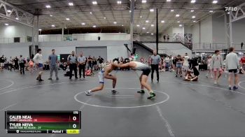 175 lbs Placement (4 Team) - Tyler Neiva, South Side WC Black vs Caleb Neal, 5forty Brawlers