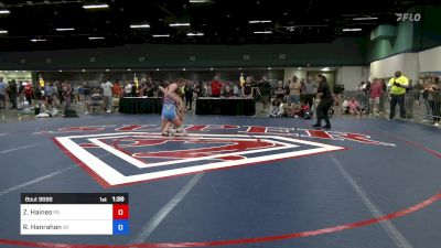 138 lbs Final - Zoey Haines, PA vs Riley Hanrahan, WI