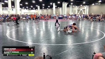 144 lbs Round 1 (8 Team) - Aidan Schoen, Team STL Black vs Barrett Morgan, Iowa Gold