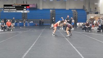 160 lbs Champ. Round 1 - Mariah Gardner, Campbellsville University vs Haylie Briscoe, Delaware State