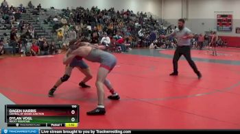 150 lbs Champ. Round 2 - Dagen Harris, Central Of Grand Junction vs Dylan Vogl, Rocky Mountain