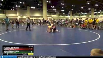 185 lbs Round 9 (10 Team) - Kaylee Nachtigal, Iowa Pin-A-Sarus vs Makena Schramm, Nebraska Tsunami