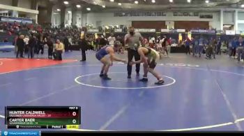 189 lbs Round 1 (3 Team) - Carter Baer, Gouverneur Sr HS vs Hunter Caldwell, Falconer-Cassadaga Valley