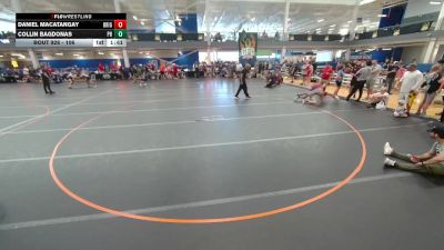 106 lbs Cons. Round 3 - Daniel Macatangay, Unattached vs Collin Bagdonas, Perrysburg