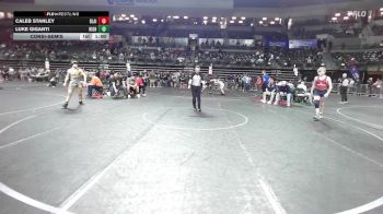 128 lbs Consolation - Caleb Stanley, Blairstown Wrestling Club vs Luke Giganti, Highlanders