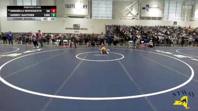 69 lbs Champ. Round 2 - Annabella Wojtaszczyk, LeRoy Wrestling Club vs Aubrey Gauthier, Spencerport Jr Rangers Wrestling Club