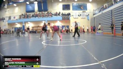 215 lbs Cons. Round 6 - Grant Thomson, Star Valley vs Benjamin McMurrin, Weber