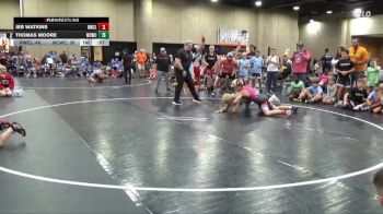 170 lbs Round 5 (6 Team) - Jeb Watkins, Rabbit WC vs Thomas Moore, Williamson County WC