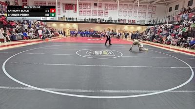 157 lbs Finals (8 Team) - Charles Perrin, Delaware Military Academy vs Anthony Black, Saint Mark`s