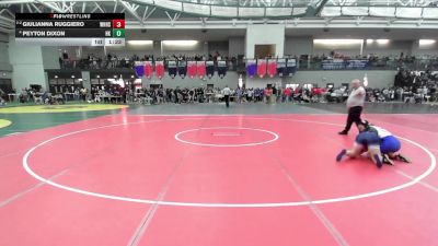 145 lbs Round Of 16 - Giulianna Ruggiero, West Haven vs Peyton Dixon, Haddam-Killingworth