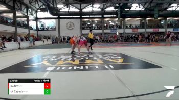 236-261 lbs Round 2 - Juan Zepeda, Kewanee vs Brody Jay, Vandalia Jr High