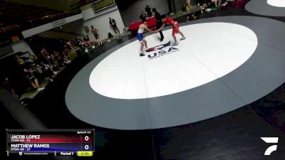 125 lbs Round 3 (10 Team) - Jacob Lopez, TCWA-GR vs Matthew Ramos, KTWA-GR