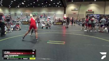 140 lbs Round 5 (6 Team) - JT Hill, American Gladiators-Venom vs Luke Thompson, Donahue WA