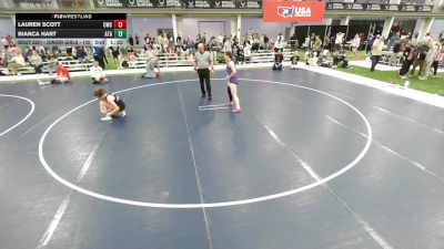 Junior Girls - 140 lbs Cons. Round 1 - Annabelle Soell, Central Kansas Young Lions Wrestling Club vs Eden Dean, Michigan