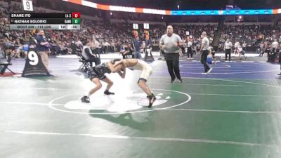 113 lbs Consi Of 16 #2 - Shane Ito, La Costa Canyon (SD) vs Nathan Solorio, Damien (SS)
