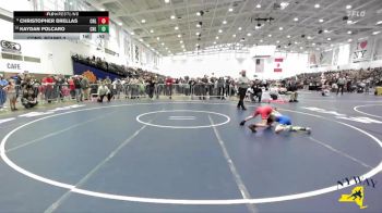 63 lbs Cons. Round 3 - Kaydan Polcaro, Club Not Listed vs Christopher Brellas, Club Not Listed