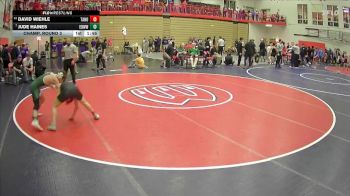 120 lbs Champ. Round 3 - Jude Haines, Edmonds-Woodway vs David Wiehle, Tahoma