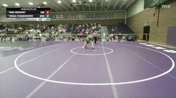 145 lbs Semifinal - Iree Hershey, Torrington vs Tessa Farnsworth, Moorcroft