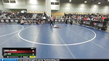 49 lbs Quarterfinal - Kai Moc, FL vs Owen Slinker, IA