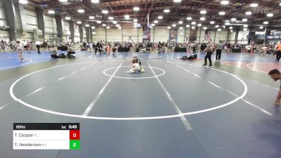 85 lbs Consi Of 16 #2 - Travis Cooper, FL vs Treysen Henderson, WY