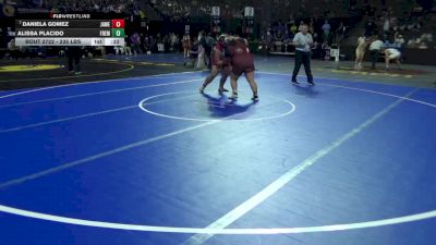 235 lbs Consi Of 16 #2 - Daniela Gomez, James Logan (NC) vs Alissa Placido, Fremont (LA)