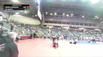 67 lbs 1st Place Match - Roman Jurgenson, Blazing Yetis Wrestling Club vs Eli Martin, Raptor Wrestling