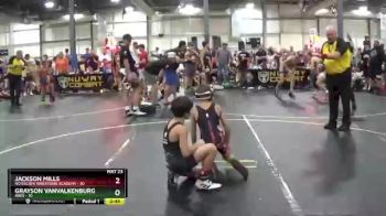 65 lbs Round 5 (6 Team) - Grayson VanValkenburg, ARES vs Jackson Mills, No Escape Wrestling Academy