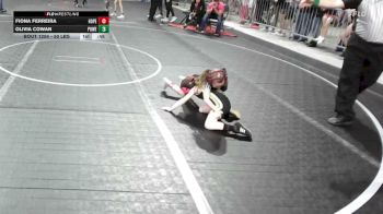 50 lbs Quarterfinal - Olivia Cowan, Power Half Wrestling Academy vs Fiona Ferreira, Hopewell Valley