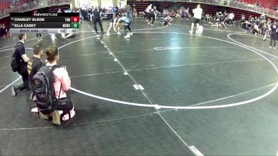 101 lbs Semifinal - Ella Casey, Millard South Wrestling Club vs Charley Olson, The Best Wrestler