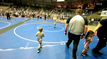 36 lbs Quarterfinal - Kashton Legg, Barnsdall Youth Wrestling vs Kottyn Greer, Salina Wrestling Club