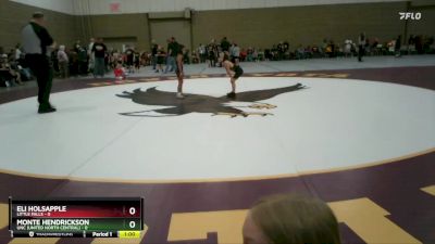 45 lbs Semis (4 Team) - Eli Holsapple, Little Falls vs Monte Hendrickson, UNC (United North Central)