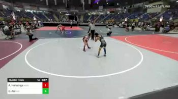 81 lbs Quarterfinal - August Hennings, Nebraska Boyz vs Brian An, Hub City WC