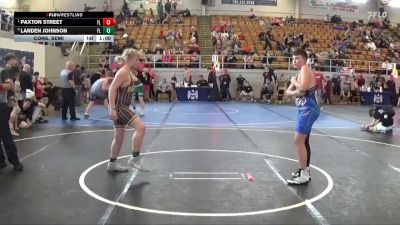 140 lbs Cons. Semi - Paxton Street, Springboro vs Landen Johnson, West Jefferson Roughriders