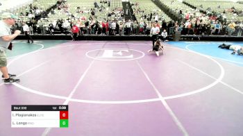 65-B lbs Quarterfinal - Ian Plagianakos, Elite Wrestling vs Luke Longo, Pride