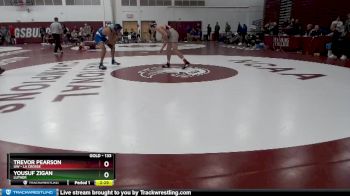 133 lbs Cons. Semi - Trevor Pearson, UW - La Crosse vs Yousuf Zigan, Luther