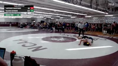 133 lbs 5th Place Match - Antonio Martinez, Sioux Falls vs Blake Eatman, Iowa Lakes CC