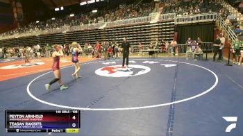108 lbs 1st Place Match - Peyton Arnhold, Shoshoni Sharp Shooters vs Teagan Rakisits, Glenrock Wrestling Club