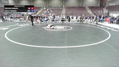 110 lbs Round 3 (3 Team) - Dalilah Aguayo, Trinidad State vs Molly Spader, Southeast CC