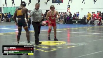 165 Freshman/Soph Quarterfinal - Jeremiah Jackson, Averett University vs Jesse Herrera, Wabash