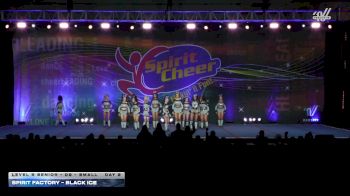 Spirit Factory - Black Ice [2026 L5 Senior - D2 - Small Day 2] 2026 Spirit Cheer Grand Nationals