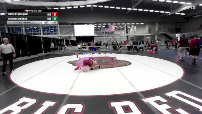 133 lbs Cons. Round 2 - Reece Senske, Norwich vs Dante Bilskis, Norwich